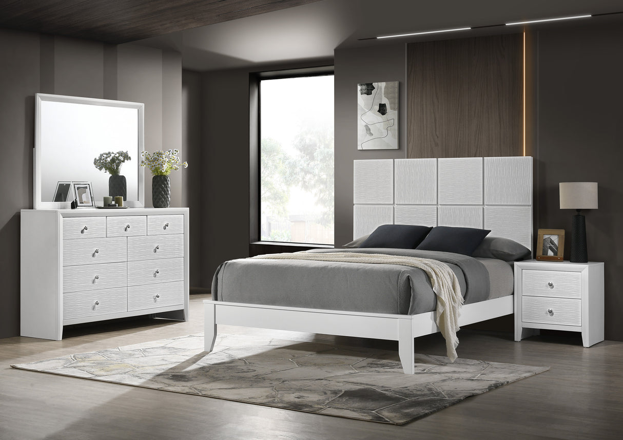 Denker White Panel Youth Bedroom Set from Crown Mark - Luna Furniture