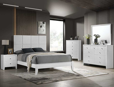 Evan White Mirror (Mirror Only) from Crown Mark - Luna Furniture