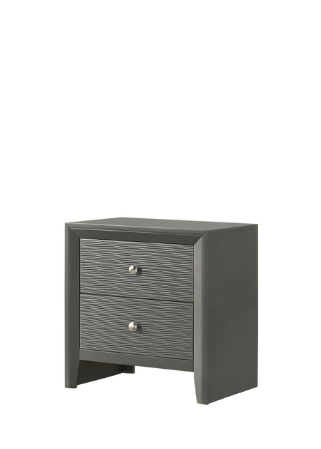 Denker Gunmetal Panel Bedroom Set from Crown Mark - Luna Furniture