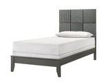Denker Gun Metal Twin Bed from Crown Mark - Luna Furniture