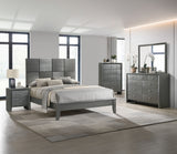 Denker Gun Metal Twin Bed from Crown Mark - Luna Furniture