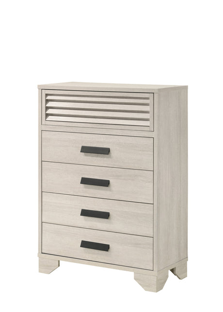 Sarter White Panel Bedroom Set from Crown Mark - Luna Furniture