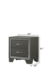 Kaia Gray Nightstand from Crown Mark - Luna Furniture