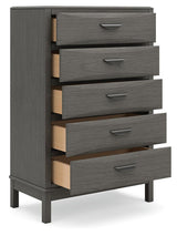 Mazing Gray Chest of Drawers from Ashley - Luna Furniture
