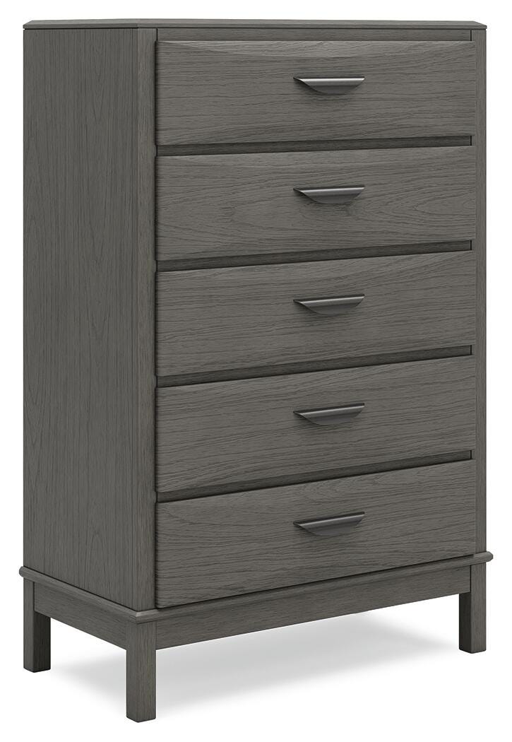 Mazing Gray Chest of Drawers from Ashley - Luna Furniture