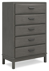 Mazing Gray Chest of Drawers from Ashley - Luna Furniture