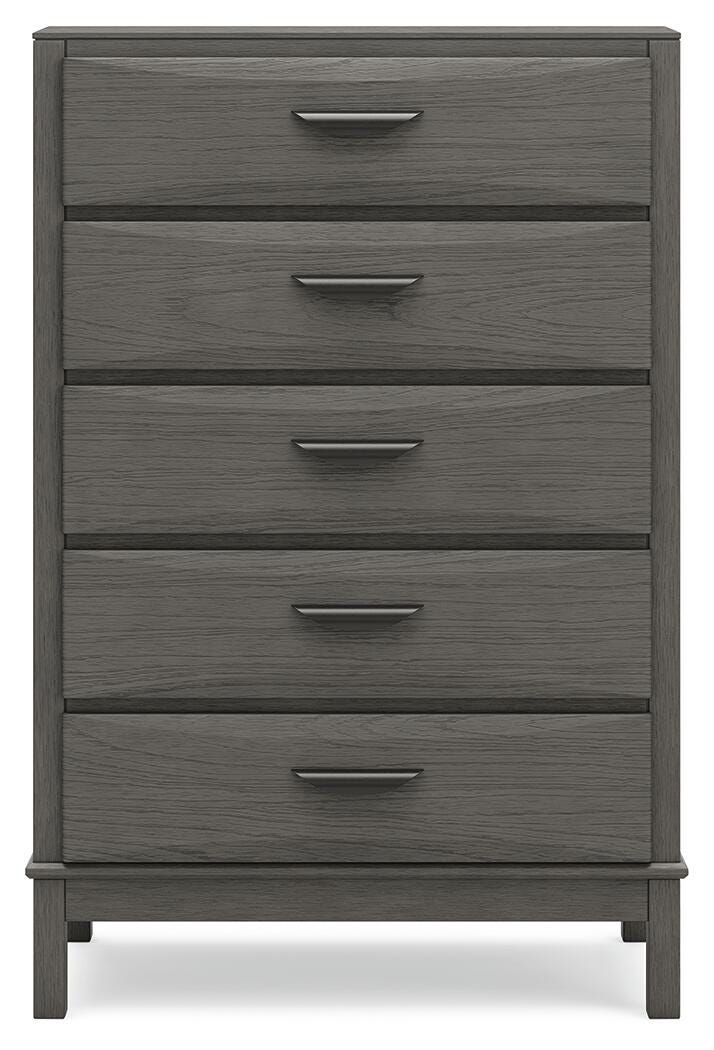 Mazing Gray Chest of Drawers from Ashley - Luna Furniture