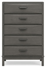 Mazing Gray Chest of Drawers from Ashley - Luna Furniture