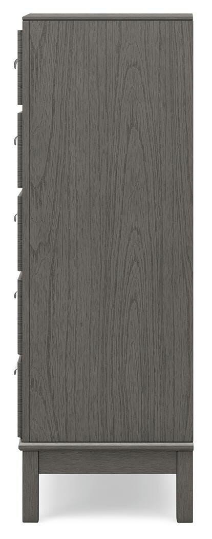 Mazing Gray Chest of Drawers from Ashley - Luna Furniture
