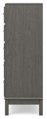 Mazing Gray Chest of Drawers from Ashley - Luna Furniture