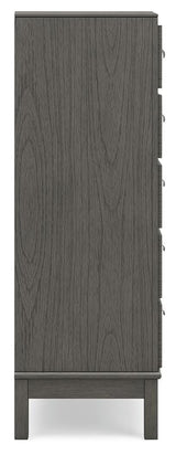 Mazing Gray Chest of Drawers from Ashley - Luna Furniture