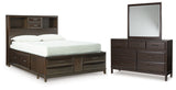 Vanmore Full Storage Bed, Dresser and Mirror from Ashley - Luna Furniture