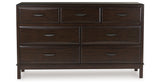 Vanmore Dark Brown Dresser from Ashley - Luna Furniture