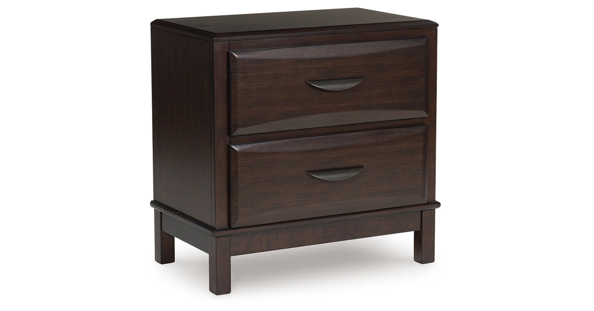 Vanmore Dark Brown Nightstand from Ashley - Luna Furniture