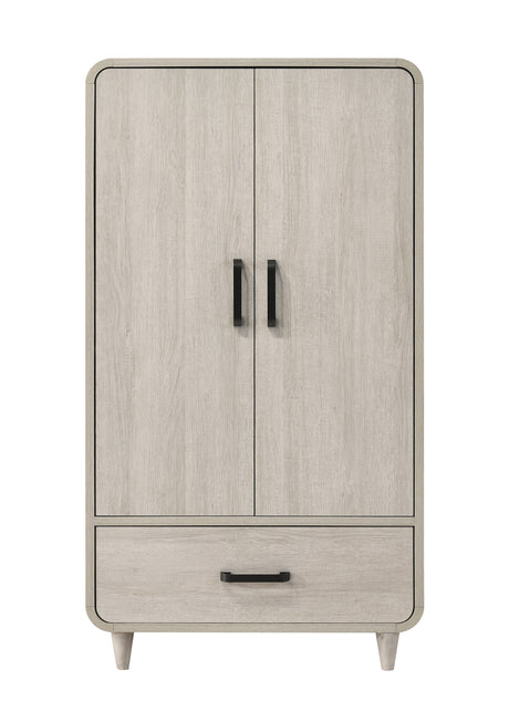 Nyomi White Armoire from Crown Mark - Luna Furniture
