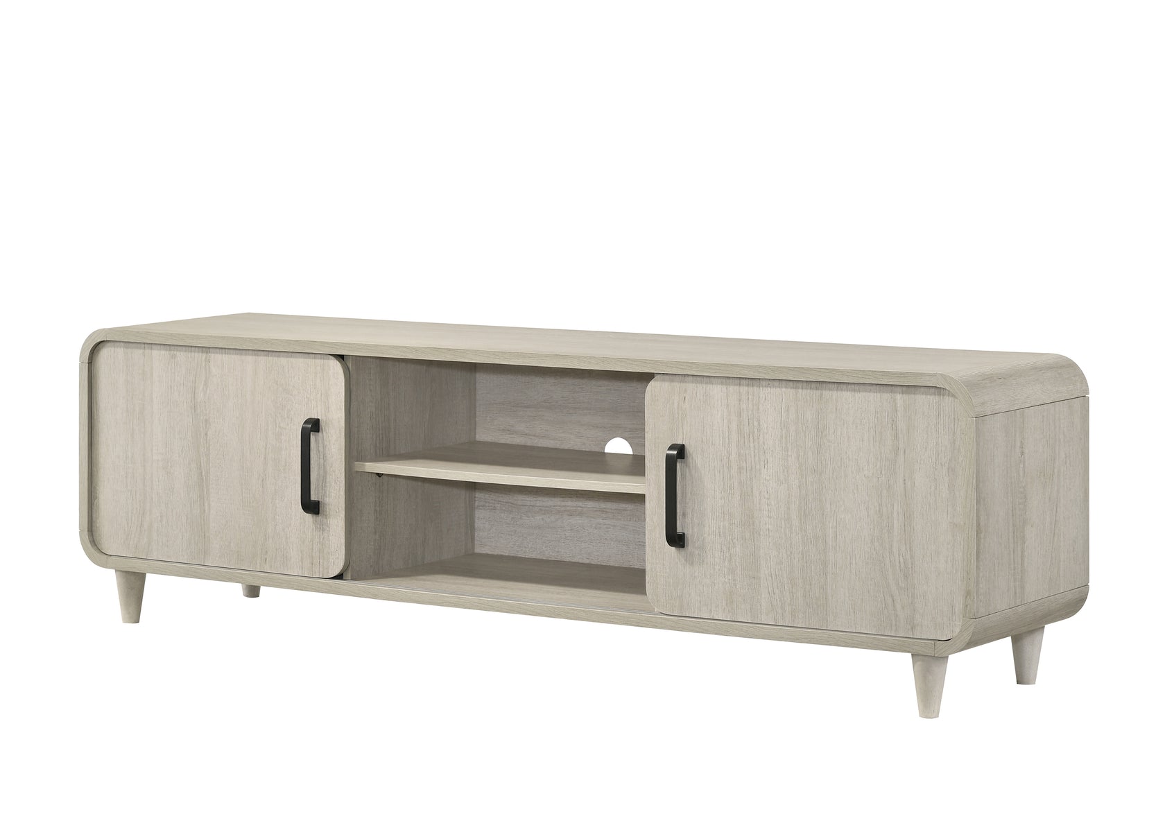Nyomi White TV Stand from Crown Mark - Luna Furniture