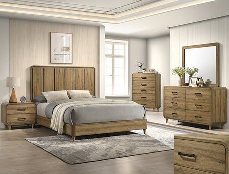 Nyomi Light Brown Dresser from Crown Mark - Luna Furniture