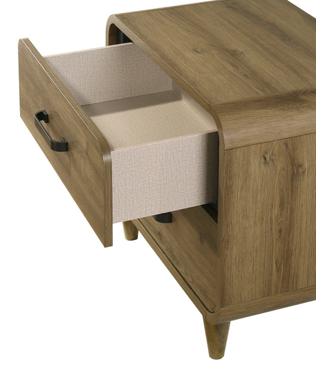 Nyomi Light Brown Night Stand from Crown Mark - Luna Furniture