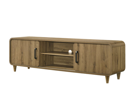 Nyomi Light Brown TV Stand from Crown Mark - Luna Furniture
