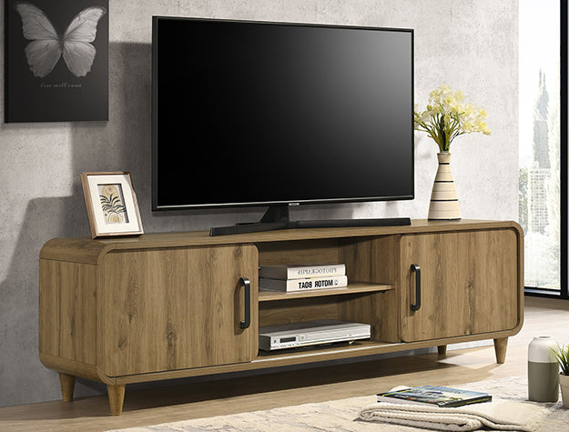 Nyomi Light Brown TV Stand from Crown Mark - Luna Furniture
