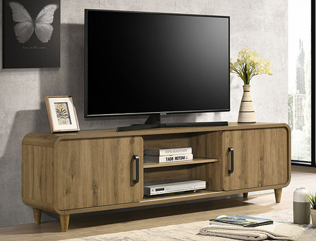 Nyomi Light Brown TV Stand from Crown Mark - Luna Furniture