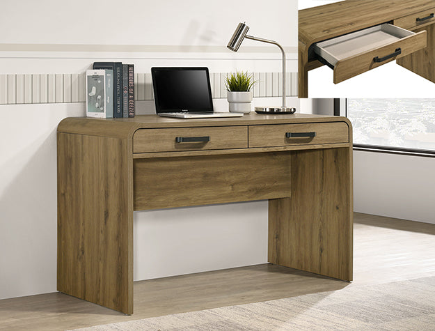Nyomi Light Brown Writing Desk from Crown Mark - Luna Furniture