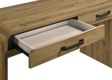 Nyomi Light Brown Writing Desk from Crown Mark - Luna Furniture