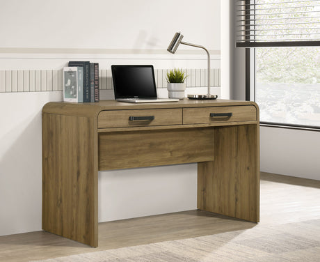 Nyomi Light Brown Writing Desk from Crown Mark - Luna Furniture