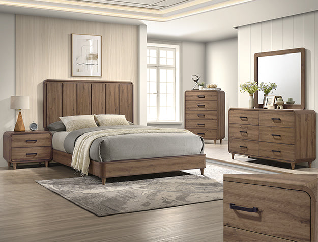 Nyomi Light Brown Night Stand from Crown Mark - Luna Furniture