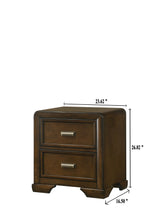 Coffield Brown Upholstered Panel Bedroom Set
