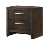 Carlton Brown Upholstered Panel Bedroom Set from Crown Mark - Luna Furniture