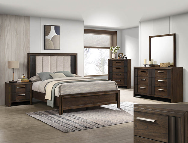 Carlton Brown Nightstand from Crown Mark - Luna Furniture