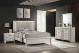 Carlton White Mist Upholstered Bedroom Set from Crown Mark - Luna Furniture
