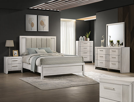 Carlton White Mist Dresser Top (Mirror Only) from Crown Mark - Luna Furniture
