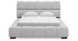 Grendusk Light Gray Queen Upholstered Bed from Ashley - Luna Furniture