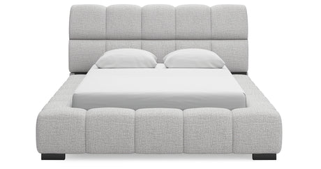 Grendusk Light Gray Queen Upholstered Bed from Ashley - Luna Furniture