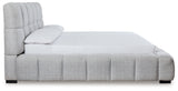 Grendusk Light Gray California King Upholstered Bed from Ashley Furniture - Luna Furniture