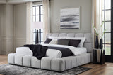 Grendusk Light Gray King Upholstered Bed from Ashley Furniture - Luna Furniture