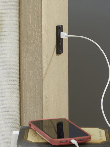 Calmoro Gray California King Bookcase Bed from Ashley - Luna Furniture