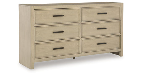 Calmoro Gray Dresser from Ashley Furniture - Luna Furniture