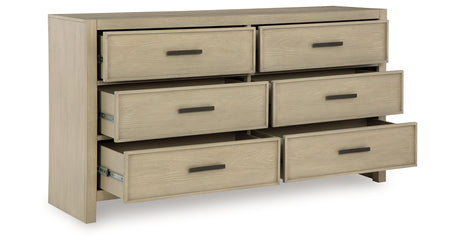 Calmoro Gray Dresser from Ashley Furniture - Luna Furniture