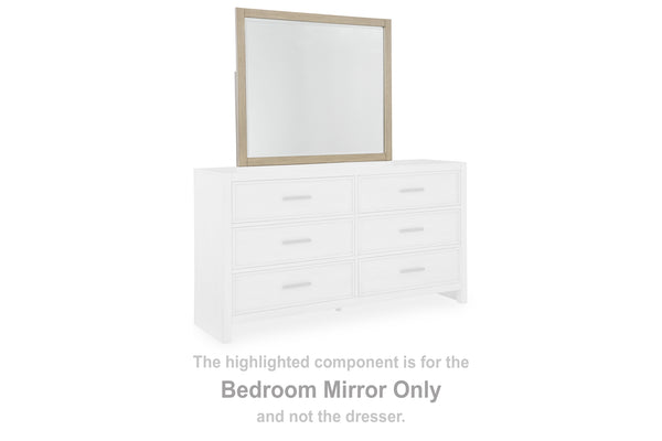 Calmoro Gray Bedroom Mirror