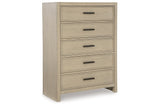 Calmoro Gray Bookcase Storage Panel Bedroom Set from Ashley Furniture - Luna Furniture