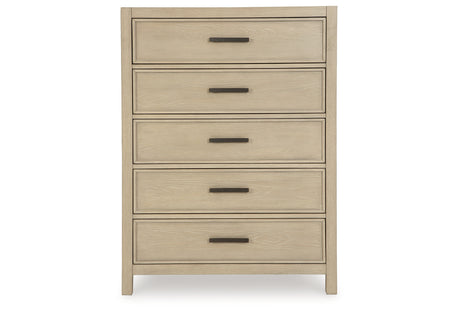 Calmoro Gray Chest of Drawers from Ashley Furniture - Luna Furniture