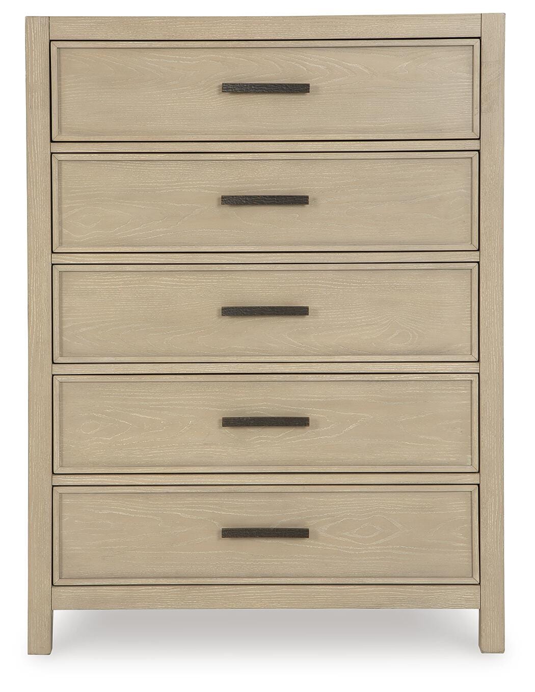 Calmoro Gray King Bookcase Bed with Mirrored Dresser, Chest and 2 Nightstands from Ashley - Luna Furniture