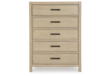 Calmoro Gray California King Bookcase Bed with Mirrored Dresser, Chest and 2 Nightstands from Ashley - Luna Furniture