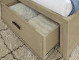Calmoro Gray Bookcase Storage Panel Bedroom Set from Ashley Furniture - Luna Furniture