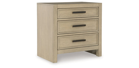 Calmoro Gray California King Bookcase Bed with Mirrored Dresser and Nightstand from Ashley Furniture - Luna Furniture