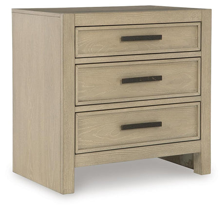 Calmoro Gray King Bookcase Bed with Mirrored Dresser, Chest and 2 Nightstands from Ashley - Luna Furniture