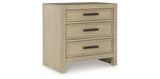 Calmoro Gray California King Bookcase Bed with Mirrored Dresser and 2 Nightstands from Ashley - Luna Furniture